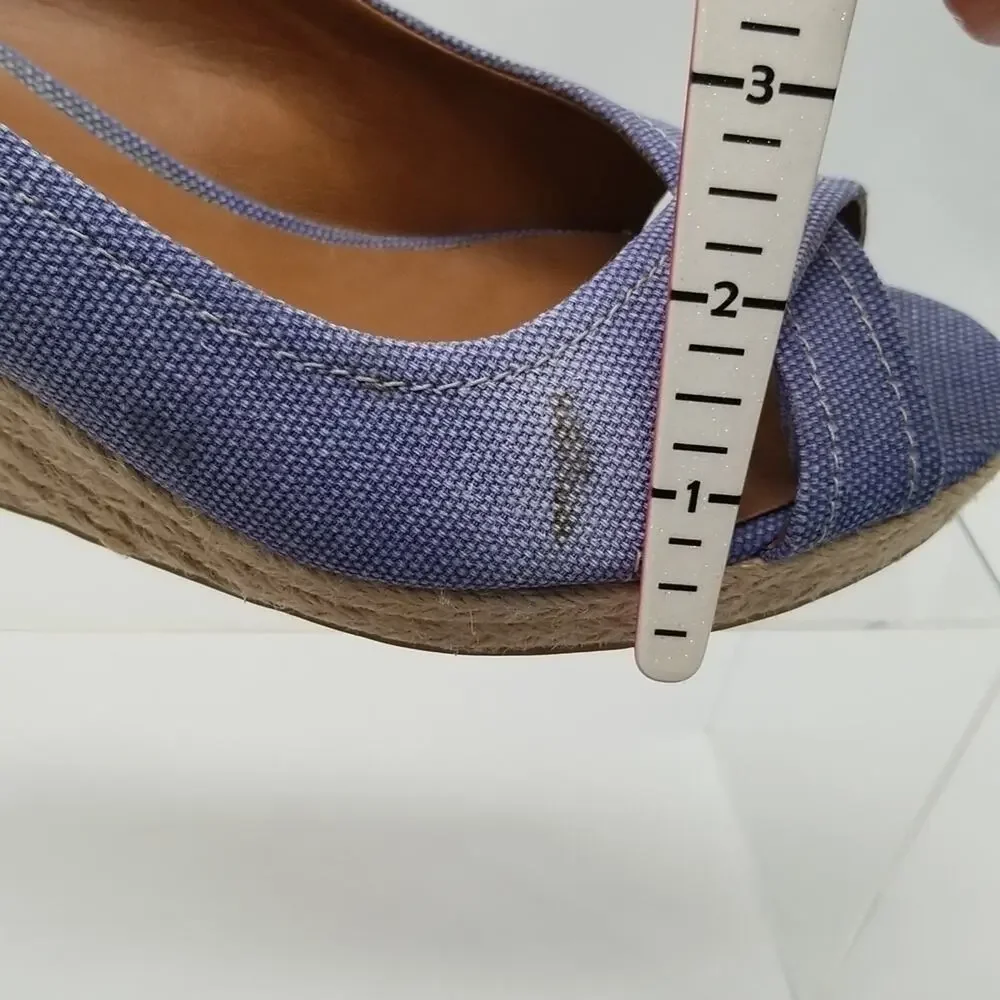 Franco Sarto denim wedge